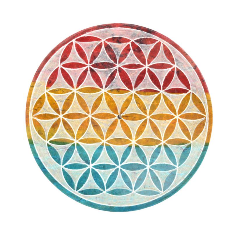 FLOWER OF LIFE INCENSE BURNER