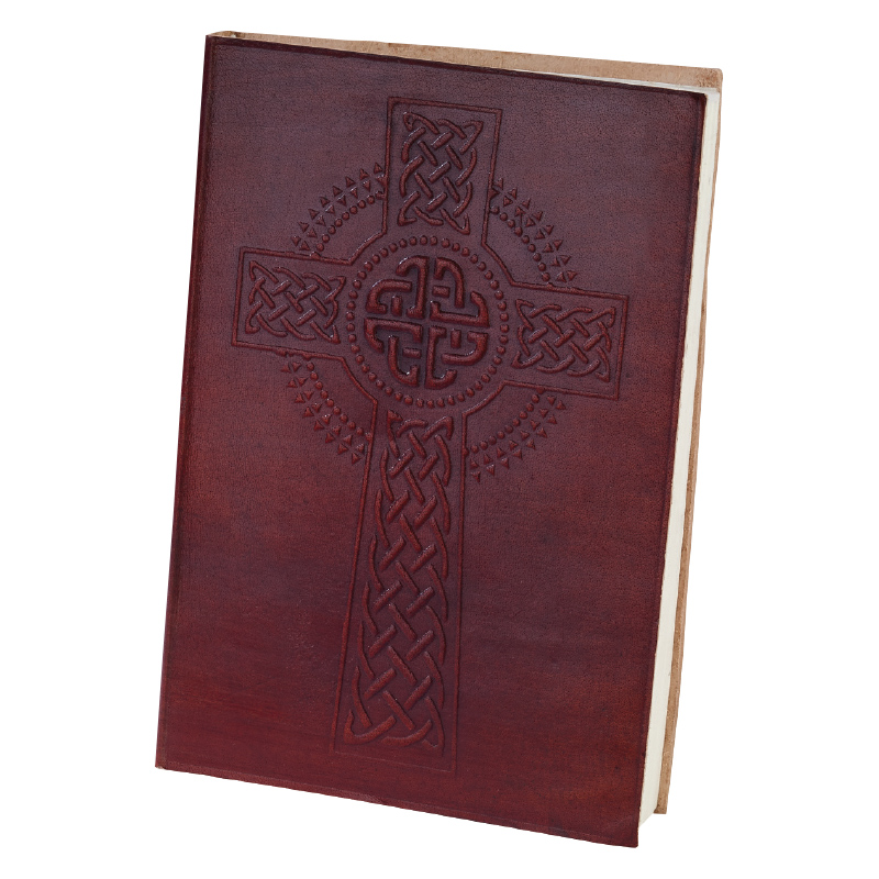 CELTIC CROSS LEATHER JOURNAL