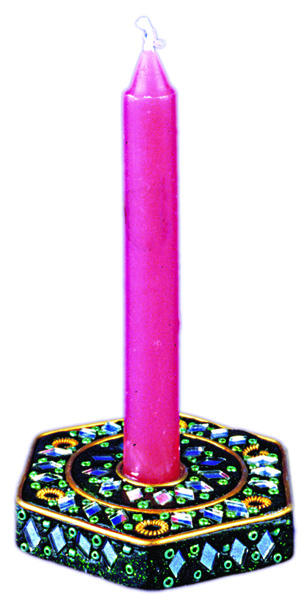 LACQUER CONE BURNER/CANDLE