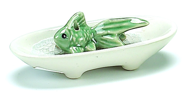 CERAMIC GOLDFISH ASH CTCHR ASST CLRS (4pc min)