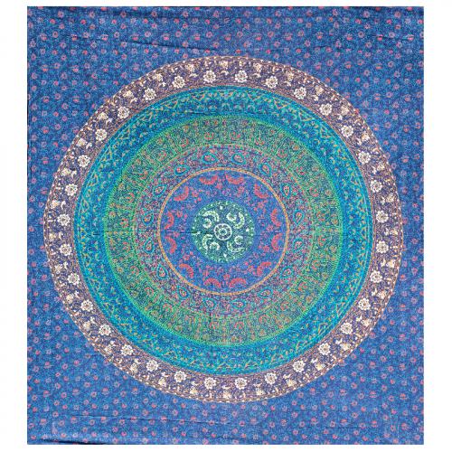 MULTICOLOR FLORAL DOUBLE TAPESTRY