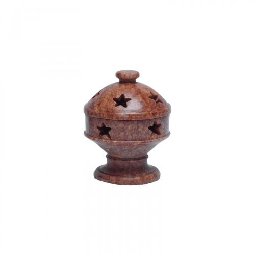 SOAPSTONE CONE INCENSE BURNER