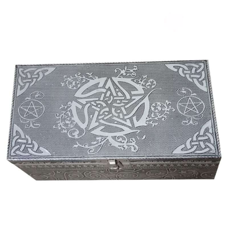 PENTACLE STAR TIN JEWELRY BOX