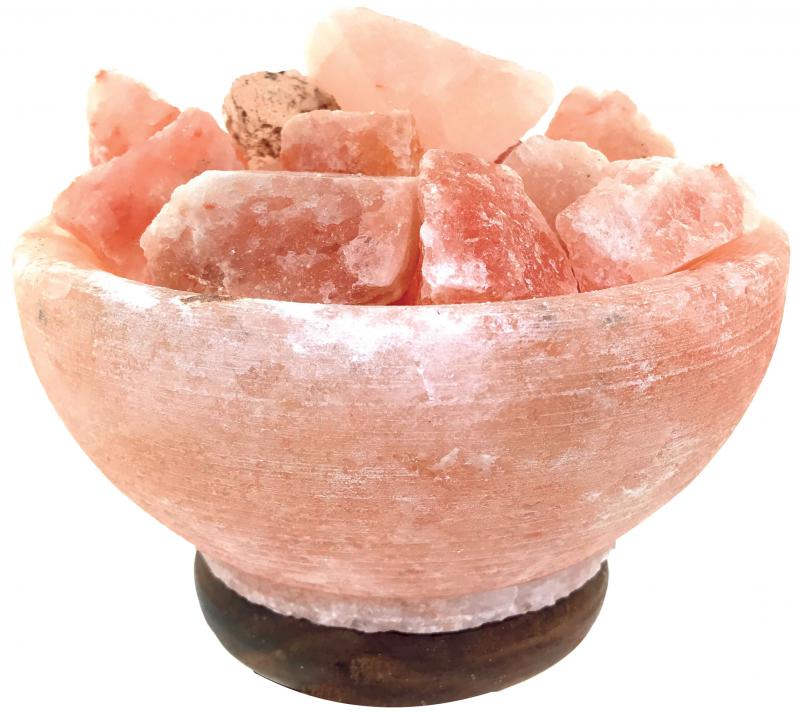 SALT LAMP BOWL WITH CHUNKS