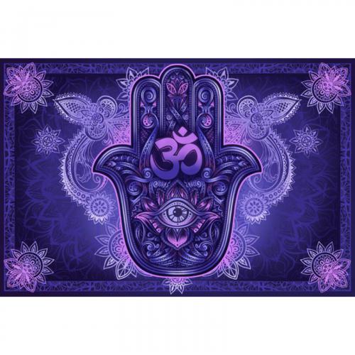 MONOTONE HAMSA TAPESTRY