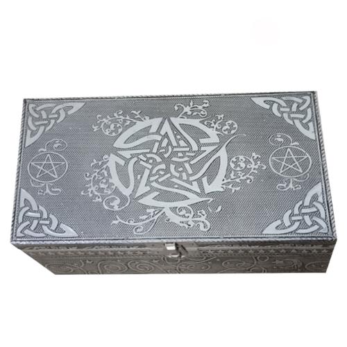 PENTACLE STAR TIN JEWELRY BOX